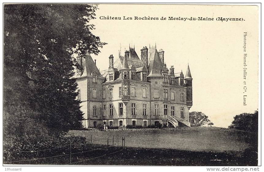 Carte Postale Ancienne Meslay Du Maine - Château Des Rochères - Meslay Du Maine