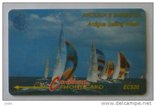 SAILING WEEK  ( Antigua And Barbuda  - Code 13CATB.../C ) Sail Boat Voile Segeln Veleggiare Buque Cingler Voilier Velero - Antigua U. Barbuda