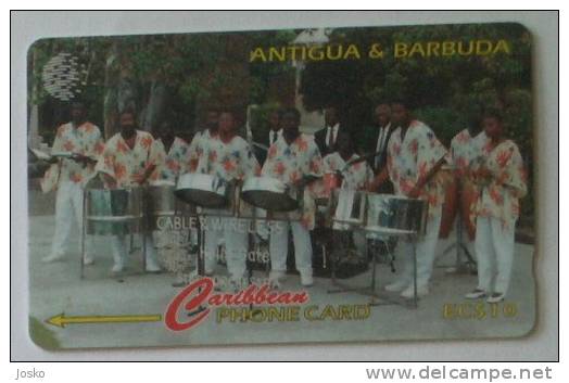 HELLSGATE STEEL ORCHESTRA   ( Antigua And Barbuda  - 123CATB.../B ) * Music - Musique - Musica * - Antigua Et Barbuda