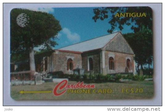 ST. GEORGE`S ANGLICAN  ( Antigua And Barbuda  18CATF.../B ) * Church Eglise Kirche Iglesia Chiesa Kerk Churches Religion - Antigua En Barbuda