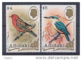 AITUTAKI 326/27 Oiseaux Du Pacifique - Aitutaki