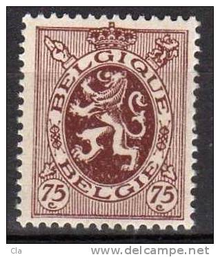 288A  **  Cob 40 - 1929-1937 Heraldic Lion