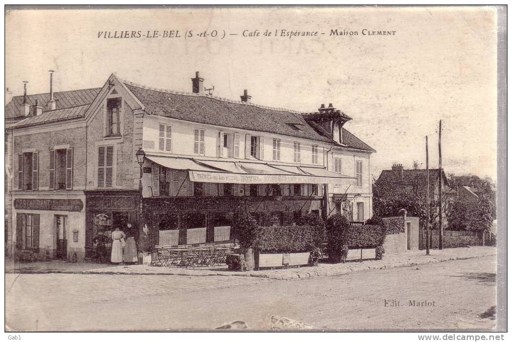 95 --- Villiers - Le - Bel --- Cafe De L´Esperance  --- Maison Clement - Villiers Le Bel