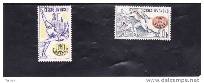 Tchecoslovaquie 1964 - Yv.no. 1318/9  Neufs** - Neufs