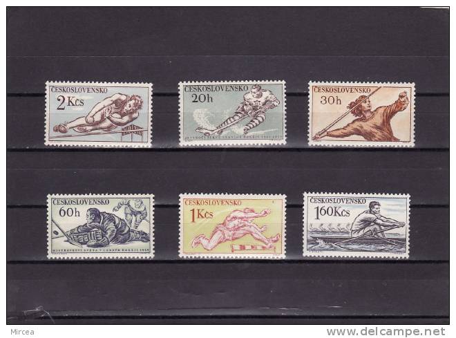 Tchecoslovaquie 1959 - Yv.no. 1001/6  Neufs** - Unused Stamps