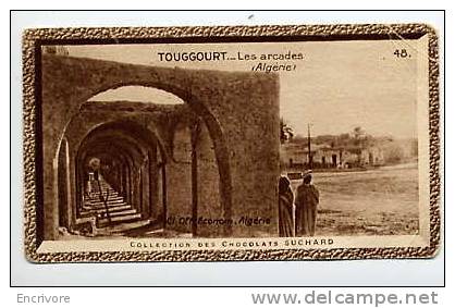 Chromo Chocolat SUCHARD Algérie TOUGGOURT Les Arcades N°48 Collec Europeenne -descriptif Au Verso - Suchard