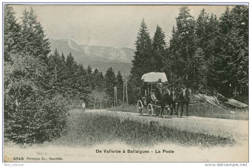 De Vallorbe à Ballaigues - La Poste - Ballaigues