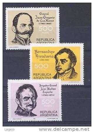 ARGENTINE 1224/26 Personnalités - Ungebraucht