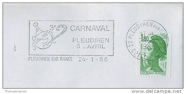 SD0714 Carnaval Flamme Pleudihen Sur Rance 1986 - Carnevale