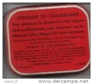 ANCIENNE PETITE BOITE METALLIQUE - COLLUSULFAMYD SEC - LABORATOIRE TORAUDE - ECHANTILLON - Dosen