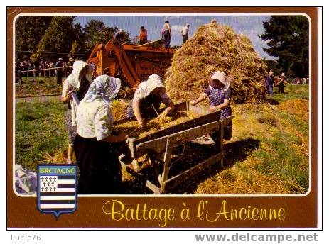 Activités De  BATTAGE à L´ANCIENNE - Couleurs De Bretagne - Bauernhöfe