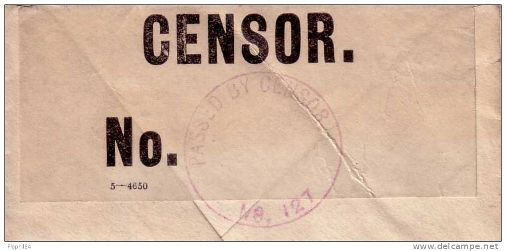 SURINAME-CENSURE OPENED-CACHET ROUGE AU VERSO - Suriname ... - 1975