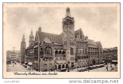 CHEMNITZ . RATHAUS AM MARKT. - Chemnitz