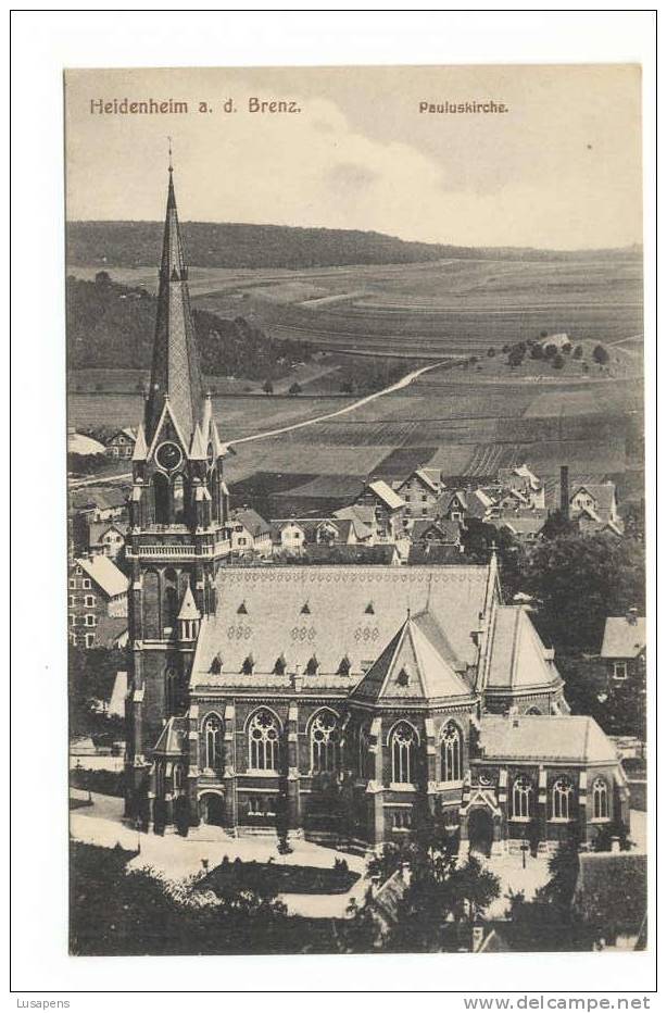 OLD FOREIGN 0370 - Germany Deutschland - Heidenheim A. D. Brenz - Pauluskirche - Heidenheim