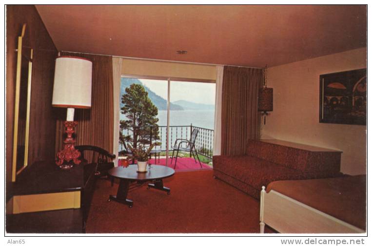 Rosario San Juan Islands Resort, Vista Villa Hotel Interior, Eastsound WA Vintage Postcard - Sonstige & Ohne Zuordnung