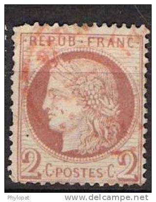 FRANCE 1871 N°51 @  Affaire 25% Cote - 1871-1875 Ceres