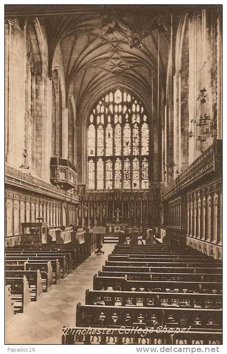 GB - Ha - Winchester College Chapel - Ed. F. Frith & Co. N° 68957 (not Circulated / Non Circulée) - Winchester