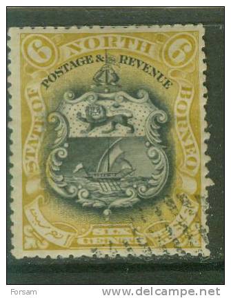 MALAYSIA (NORTH BORNEO)..1897..Michel # 73...used. - Borneo Septentrional (...-1963)