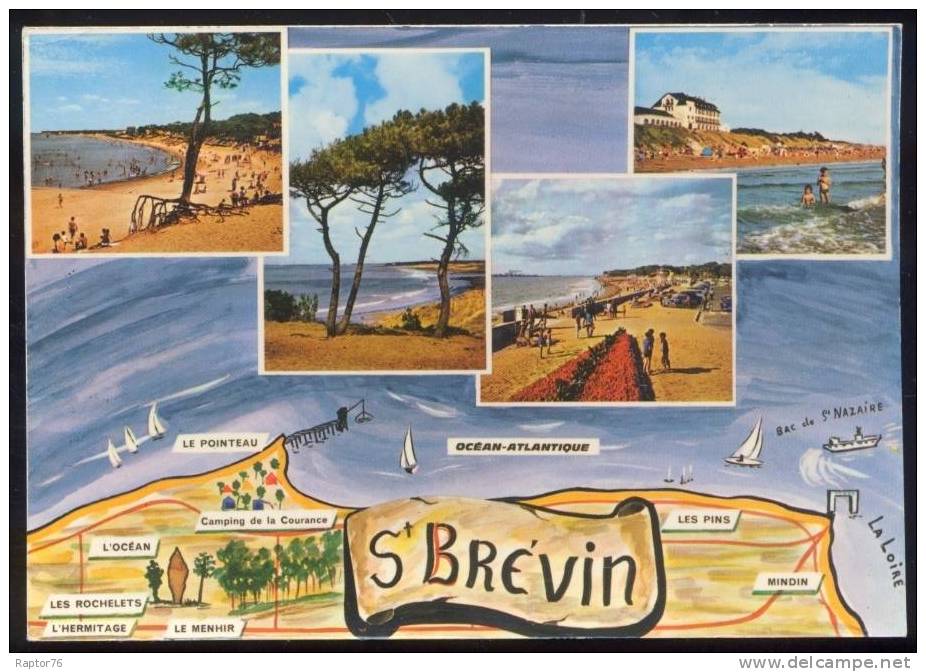 CPM  SAINT BREVIN   Multi-vues Sur La Côte - Saint-Brevin-l'Océan