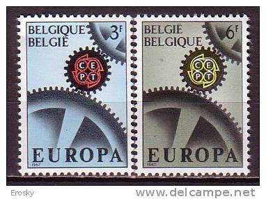 PGL - EUROPA CEPT 1967 BELGIE ** - 1967