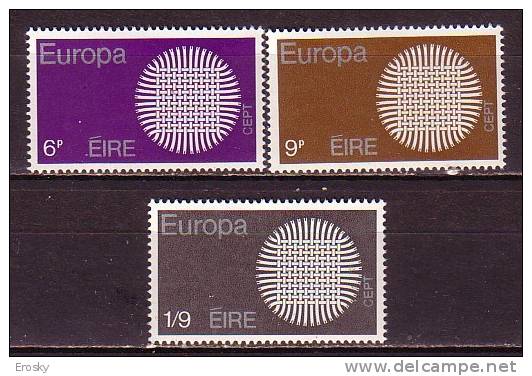PGL - EUROPA CEPT 1970 IRELAND ** - 1970