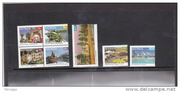 Australia-2008 Tourist Precincts Set 7 MNH - Unclassified