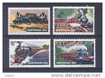 AUSTRALIE 662/65 Locomotives à Vapeur - Nuovi