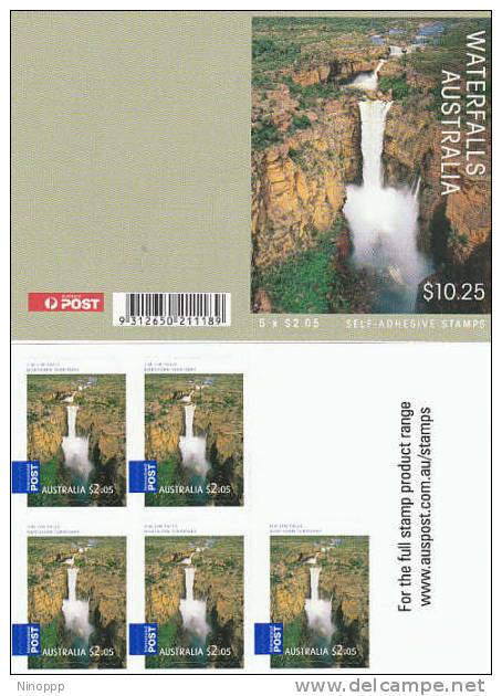 Australia-2008 Waterfalls $ 10.25 Booklet - Postzegelboekjes