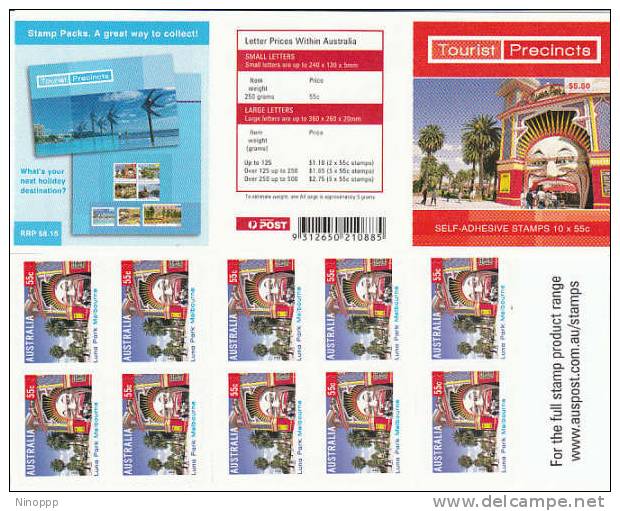 Australia-2008 Tourist Precincts- Melbourne Booklet - Booklets