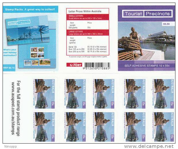 Australia-2008 Tourist Precinct-Fremantle Booklet - Markenheftchen