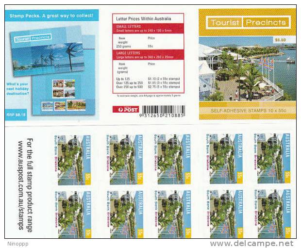 Australia-2008 Tourist Precints-Brisbane Booklet - Markenheftchen