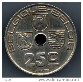 25 Cts 1938 Belgique-België Sup - 25 Centesimi