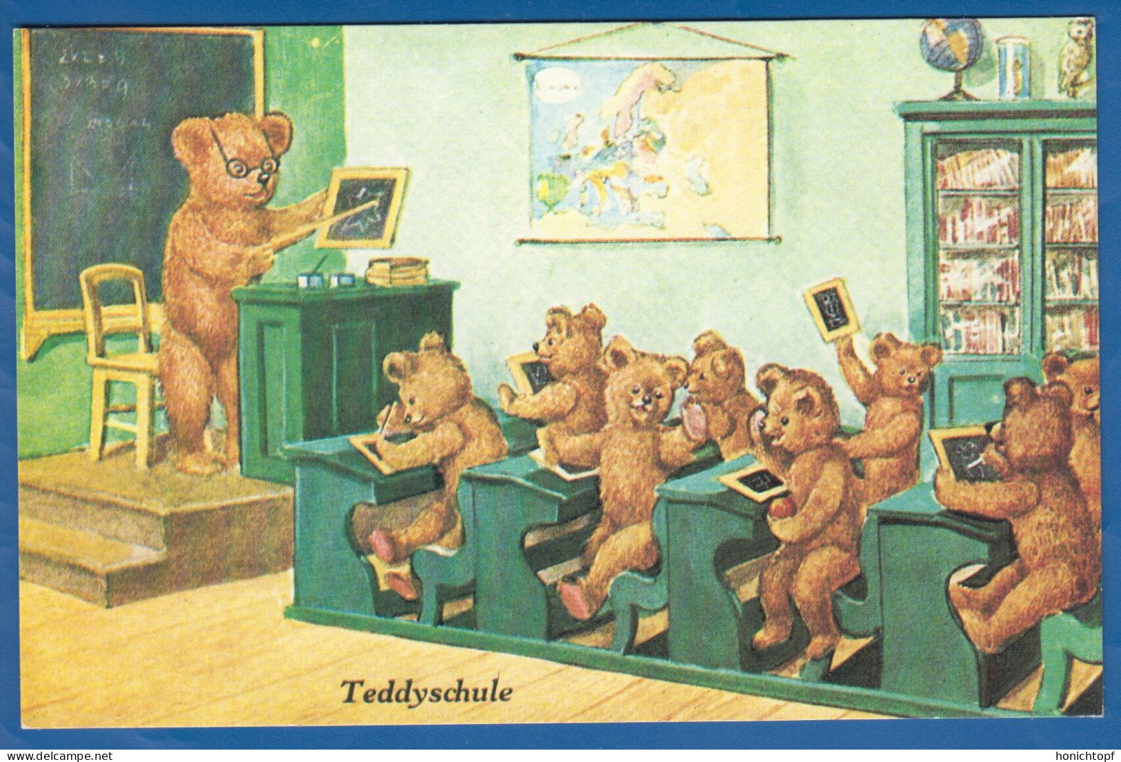 Tiere; Bären; Teddyschule; Sloth Bears; Ours; Spielzeugmuseum München Nr 25 - Bears