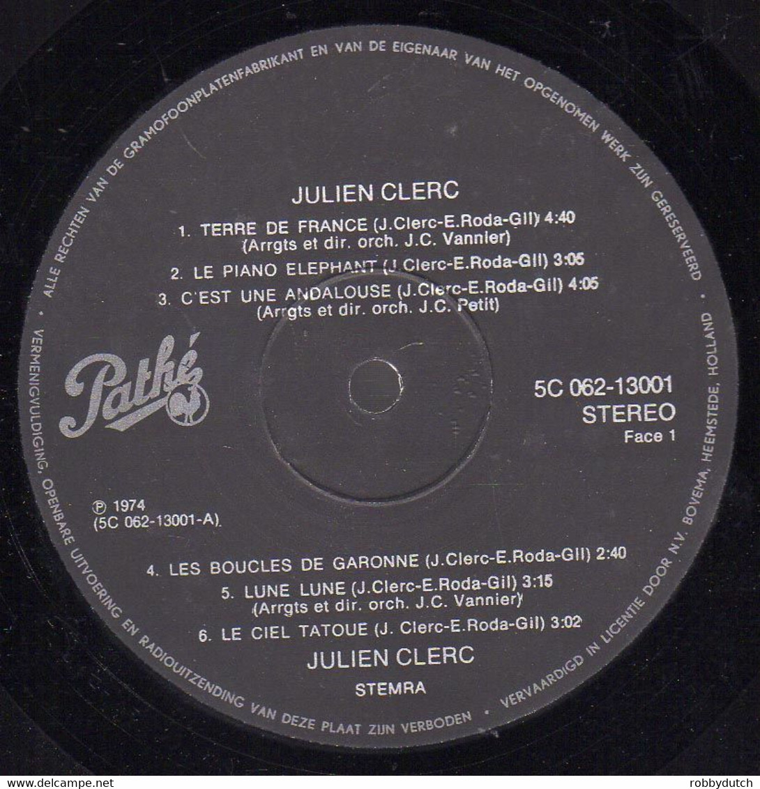 * LP * JULIEN CLERC - TERRE DE FRANCE (France 1974) - Andere - Franstalig