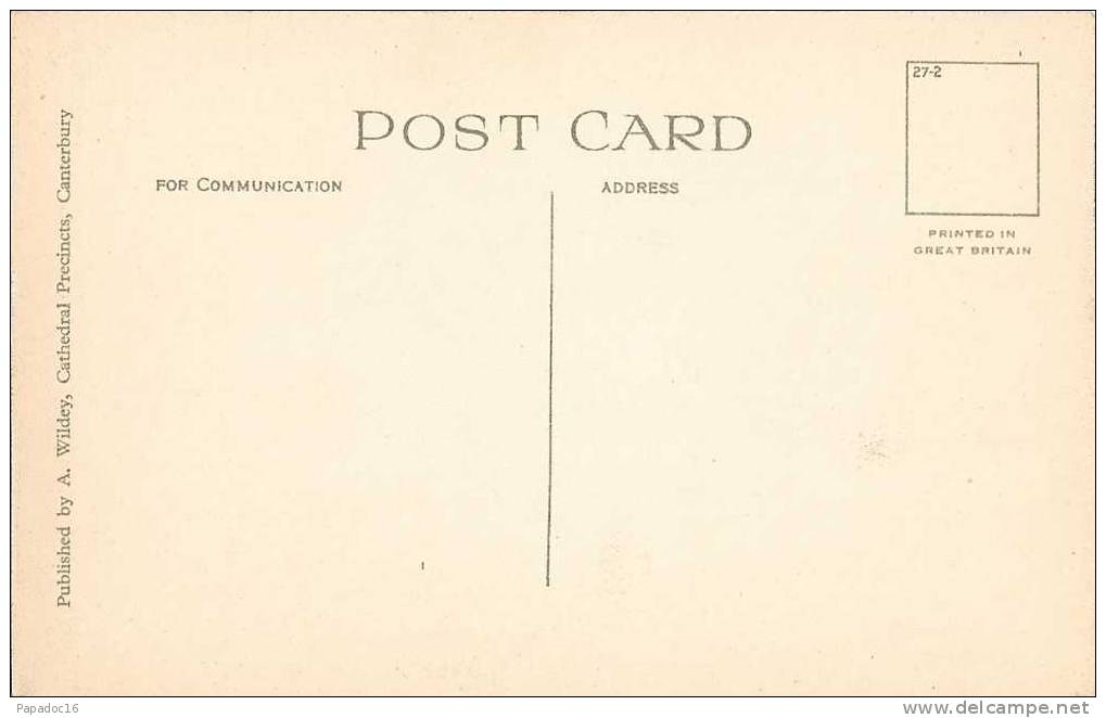 GB - K - The Cloisters, Canterbury - Ed. A. Wildey, Cathedral Precincts / JV 4020 (not Circulated) - [cloître] - Canterbury