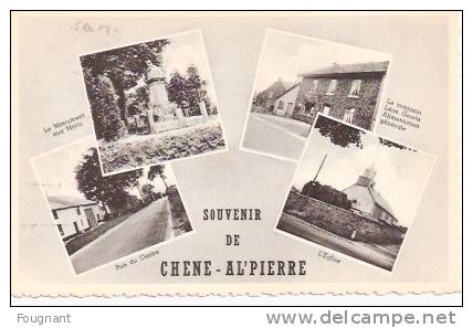 Belgique:CHENE-AL´PIERRE:   .(Luxembourg):Souvenir  De Chene-Al´Pierre.1953.Obli   T.Manhay. - Manhay