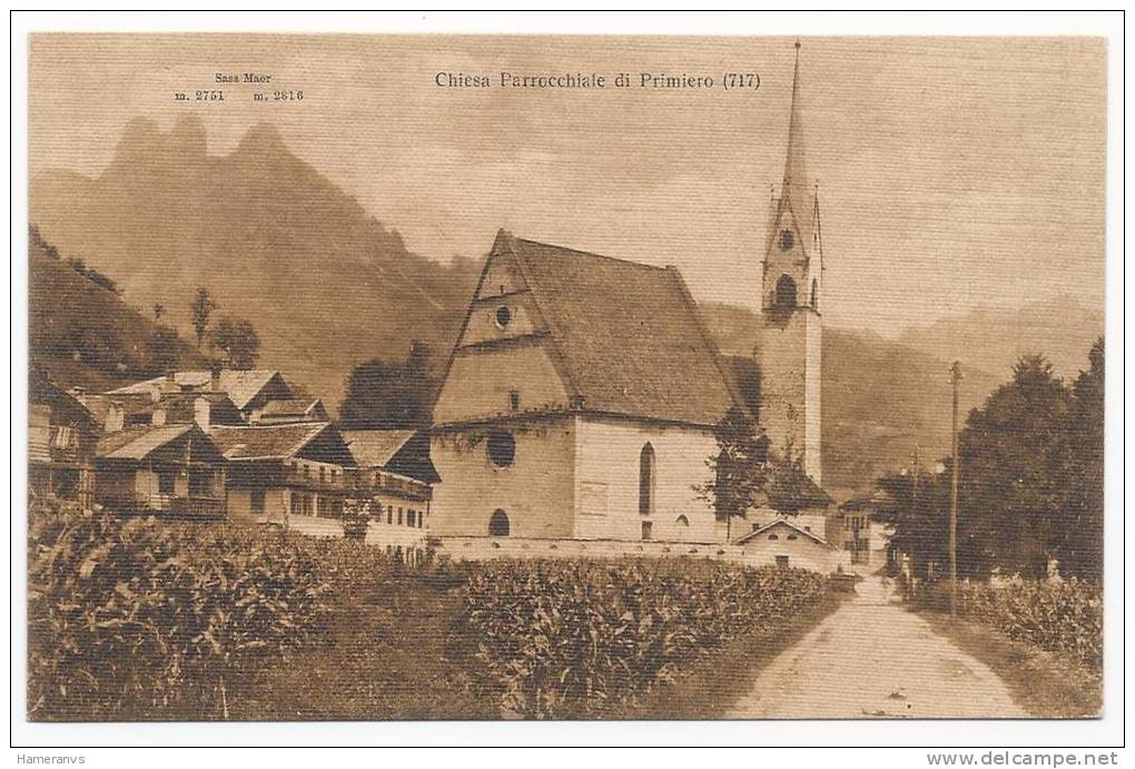 Primiero - Trento - Chiesa Parrocchiale - HP398 - Trento