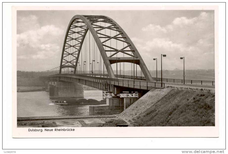 OLD FOREIGN 0382 - Germany Deutschland - Duisburg -Neue Rheinbrucke - Duisburg