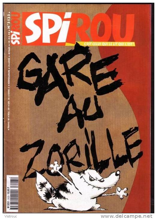 SPIROU N° 3123 - Année 1998. - Spirou Magazine