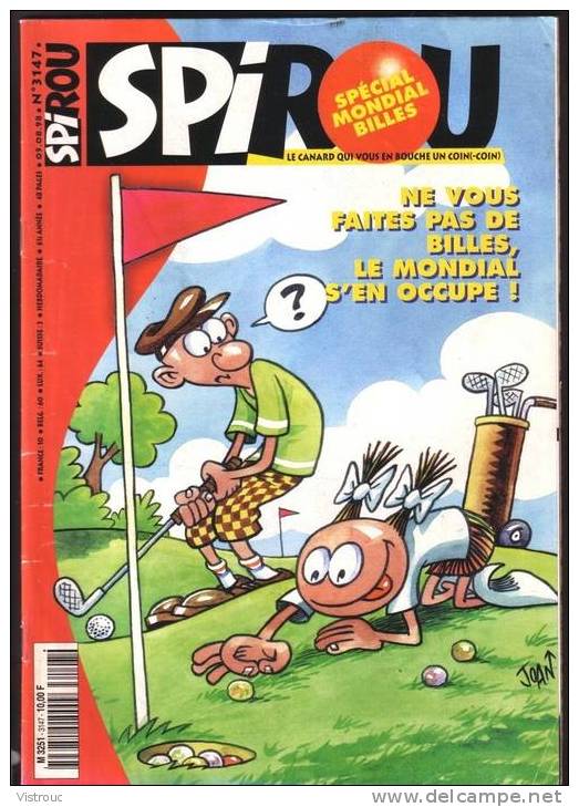 SPIROU N° 3147 - Année 1998. - Spirou Magazine
