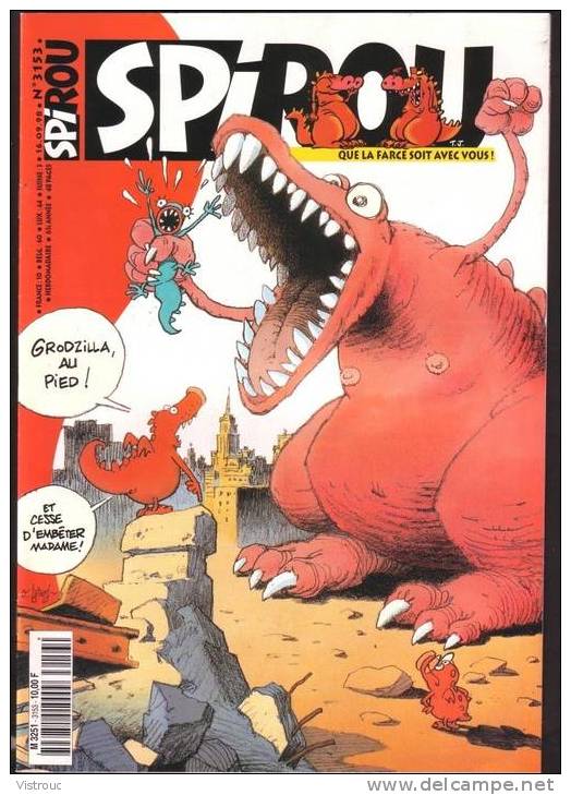 SPIROU N° 3153 - Année 1998. - Spirou Magazine