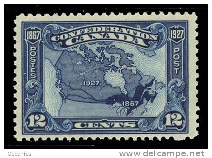 Canada (Scott No. 145 - Carte Du Canada / Map Of Canada) (*) - Neufs