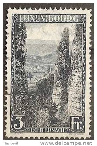 LUXEMBOURG - 3fr View, Perf 12.5. Used - Gebraucht