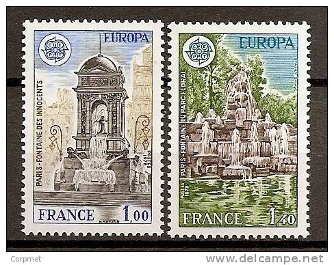 EUROPE-CEPT - FRANCE - 1978 -  Yvert # 2008/9 - ** MINT (NH) - 1978