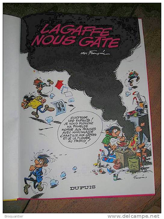 Gaston Lagaffe N°8 Lagaffe Nous Gâte. - Franquin