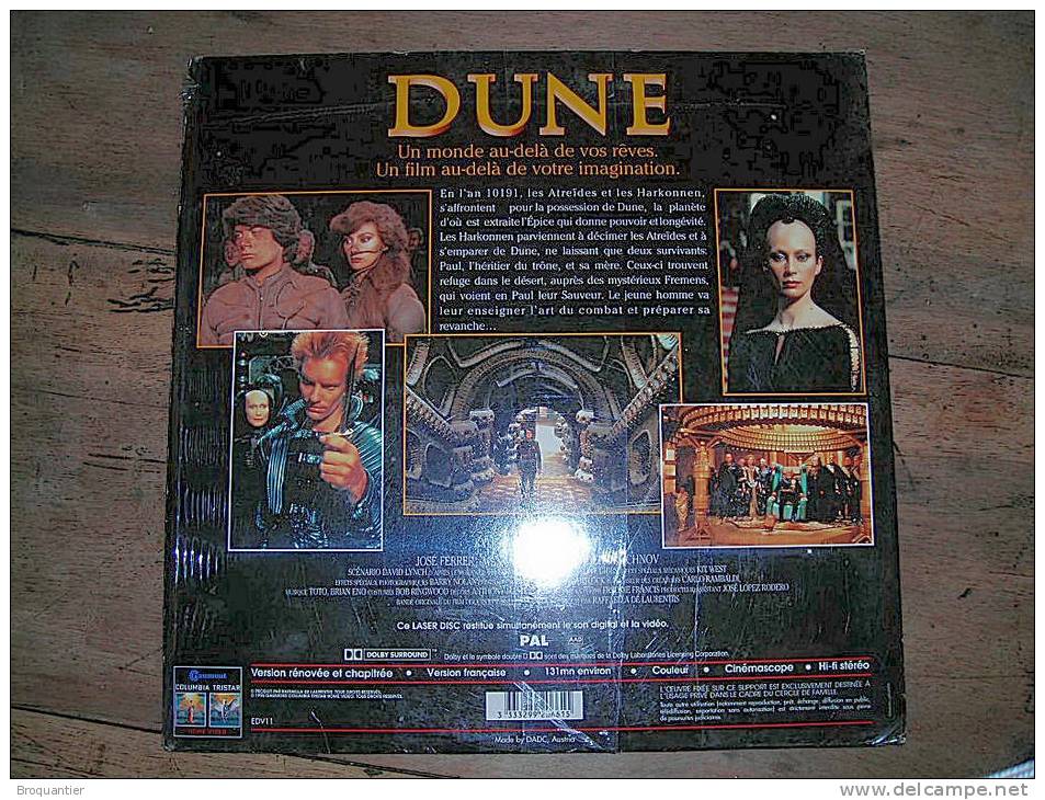 Laser Disc. Dune - Other Formats