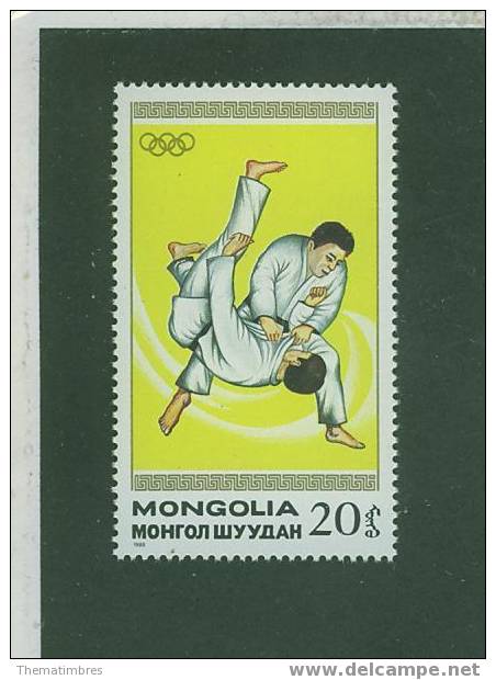 T0417 Judo 1572 Mongolie 1988 Neuf ** Jeux Olympiques De Seoul - Judo