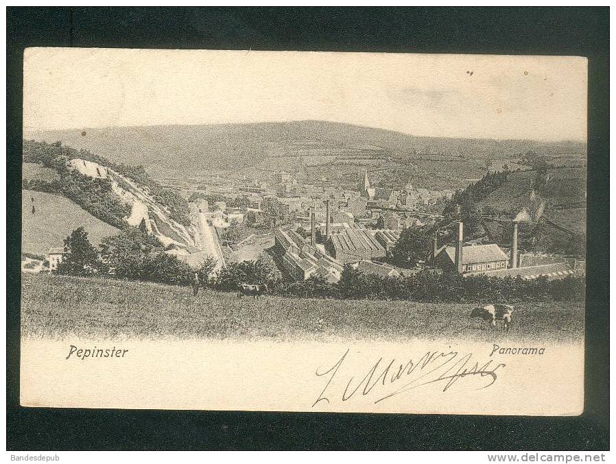 Pepinster - Panorama ( Usine Cheminée Dos Précurseur ) - Pepinster