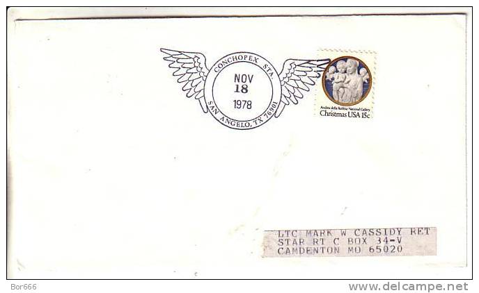 USA Special Cancel Cover  - Conchopex Station 1978 - Event Covers