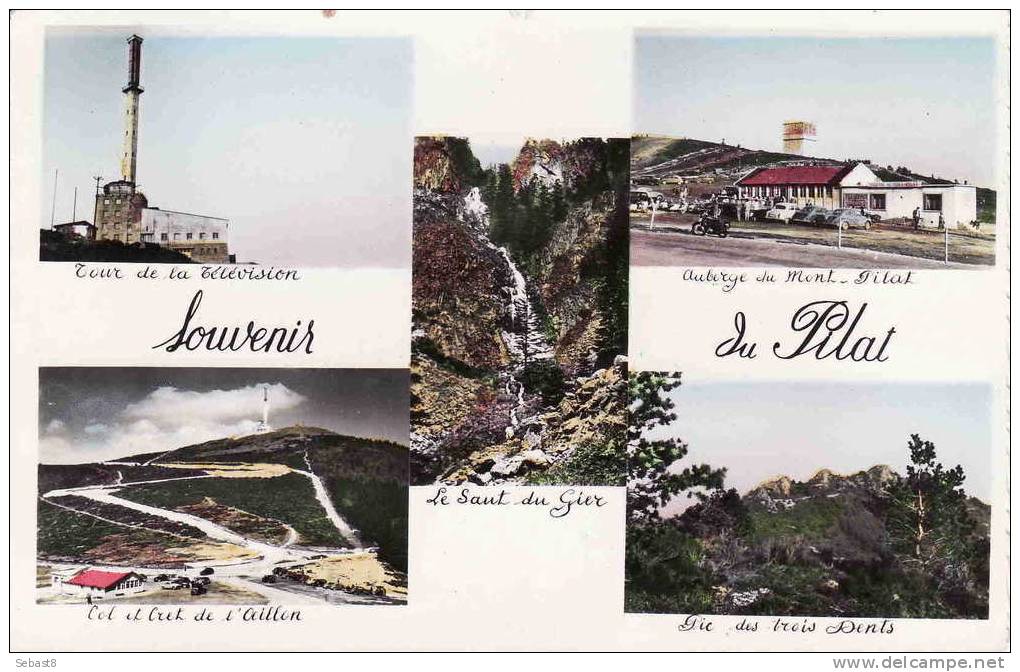 CPSM SOUVENIR DU PILAT - Mont Pilat